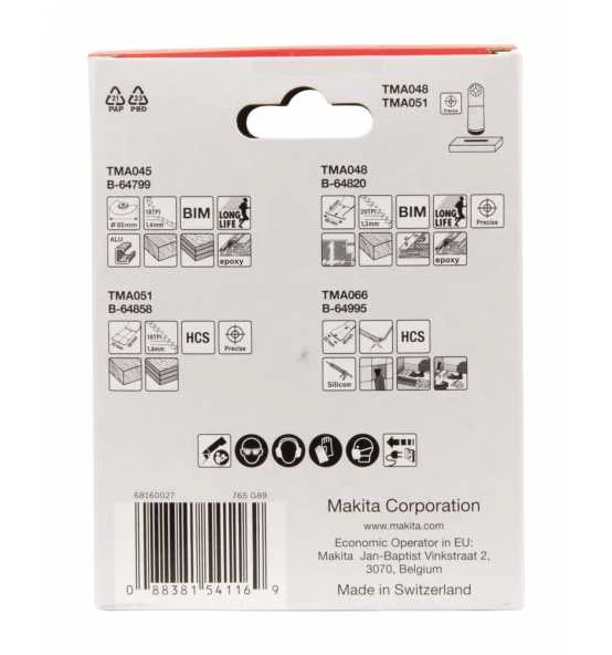Makita Multifunktionswerkzeug Fußboden-Set, 4-teilig, TMA045, TMA048, TMA051, TMA066 5 Makita Multifunktionswerkzeug Fußboden-Set, 4-teilig, TMA045, TMA048, TMA051, TMA066 – Bild 3